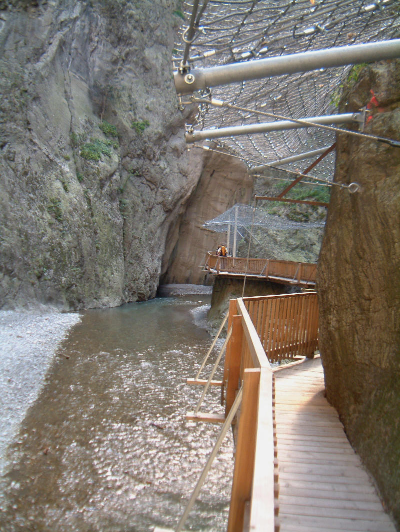 Gorges du Trient, balade visite à Vernayaz dans le canton du Valais